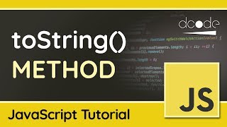 Converting Objects to Strings with toString  Advanced JavaScript Tutorial [upl. by Ewold]