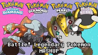 Sinnoh Legendary Pokemon Battle MASHUP Original amp BDSP Remaster [upl. by Pulling]