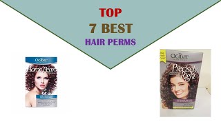 7 of the most popular best Hair Perms Reviews 2022 [upl. by Aikel]