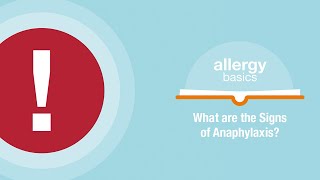 What are the signs of anaphylaxis  Allergy Insider [upl. by Larine688]