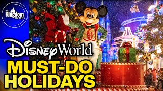 Walt Disney World Holiday Season MustDo List  Disney World 2023 [upl. by Ennyrb701]