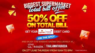 50 OFF at GLOMARK THALAWATHUGODA [upl. by Liliane]