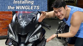 Zx10r winglets Kawasaki ninja 1000 [upl. by Scoles]