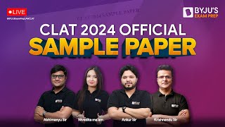 CLAT 2024 Official Sample Paper 1  Important Question Type Revealed  CLAT 2024 Preparation [upl. by Elleda]