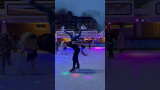 Hoch oder runter eislaufen icefreestyle sophiaschubert iceskating acrobatics [upl. by Yttik]