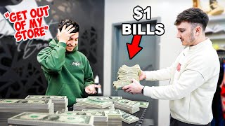 I BOUGHT EXPENSIVE SNEAKERS USING ONLY 1 BILLS [upl. by Reseda873]