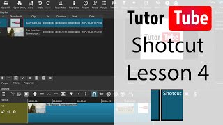 Shotcut Tutorial  Lesson 4  Importing Files and arranging them in Playlist Panel [upl. by Zach]