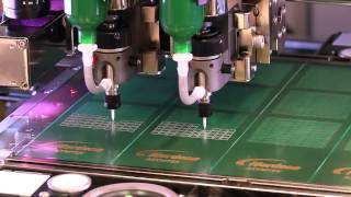 Spectrum II Automatic DualSimultaneous Dispensing Solder Paste [upl. by Yirinec]