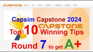 Capsim Capstone 2024 Guide  The Best Guide for Capsim Round 7 to Win Capsim  Best Guide [upl. by Meridel]