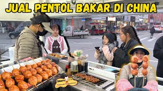 JUAL PENTOL BAKAR DI CHINA TERNYATA COCOK SEKALI DENGAN SELERA ORANG CHINA LUDES DALAM SEKEJAP 🤭 [upl. by Linda]