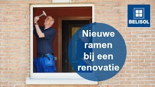 Hoe nieuwe ramen plaatsen bij een renovatie  Belisol [upl. by Ramal853]