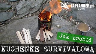 Jak zrobić kuchenkę survivalową z puszki [upl. by Nevart]