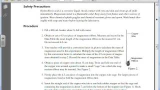 Determining the Molar Volume of a Gas Lab Video Explanation [upl. by Narf595]