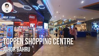 Walking In Toppen Shopping Center  JB Megamall  Johor Bahru Malaysia  Walking Tour 2024 4K [upl. by Steen]