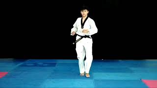 POOMSAE TAEGEUK 8 STEP BY STEP [upl. by Ardie457]