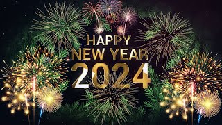 Happy New Year 2024 Wishes Blue Screen and Black Screen Video Effects HD [upl. by Angle]