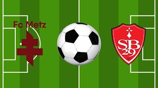 FC Metz vs Brest Résumé et Buts  Ligue 1 202324  PES 21 Gameplay [upl. by Shandeigh100]