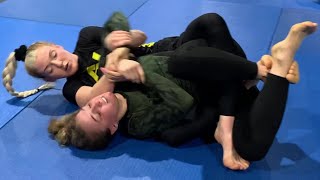 Womens NoGi Combat Jiujitsu Laurah Hallock Grappling Session [upl. by Weinshienk565]