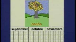 Seasons and months in Spanish [upl. by Lonee]