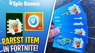 UNLOCKING the RAREST item in Fortnite 11000 in WORLD EXCLUSIVE quotEEE Sprayquot Fortnite [upl. by Ilojne]