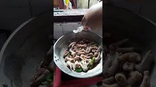 one of my favorite ulam CHICKEN FEET ADOBO [upl. by Dahsra389]