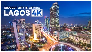 Experience Lagos in 4K  Biggest city in Africa [upl. by Alekram]