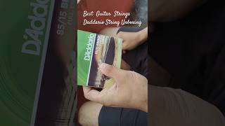 Daddario String Unboxing  Best acoustic guitar strings guitarshorts [upl. by Lorianna]