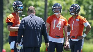 3 pressing questions for the Chicago Bears as minicamp ends [upl. by Htebazle261]