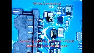 Samsung Galaxy Tab 3 101 GTP5210 Battery Connection Micro Solder [upl. by Mercy]