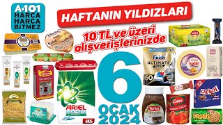 A101 6 OCAK 2024 İNDİRİMLERİ  KAMPANYALI ÜRÜNLER  A101 TEMİZLİK VE GIDA İNDİRİM KATALOĞU  A101 [upl. by Perloff481]