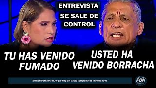 PERIODISTA CUSQUEÑA VS ANTAURO HUMALA ¿ES USTED UN MARIHUANER0  ENTREVISTA SE SALE DE CONTROL [upl. by Menedez]