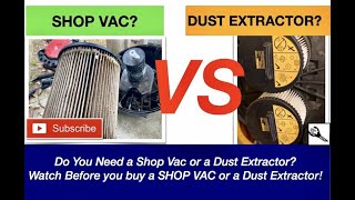 Dust Extractor vs Shop Vac Do you need a Dewalt Dust Extractor Watch before you buy [upl. by Daphene49]