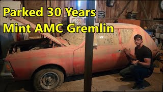 Will it Run amp SELL 73 AMC Gremlin  30 years in a Barn [upl. by Earized]