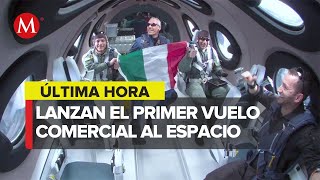 Virgin Galactic lanza su primer vuelo comercial al espacio [upl. by Aicilehp]