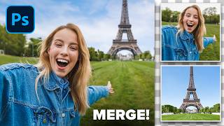 Photo Merging Made Easy New Photoshop Compositing Technique [upl. by Avruch]