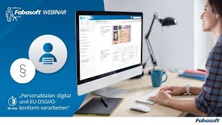 Personaldaten digital und EU DSGVO konform verarbeiten Fabasoft 30 Minuten Webinar [upl. by Ycnalc]