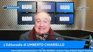 LEDITORIALE DI UMBERTO CHIARIELLO 81 quotWALTER dai le dimissioni non puoi dare una MANOquot [upl. by Nelyak]