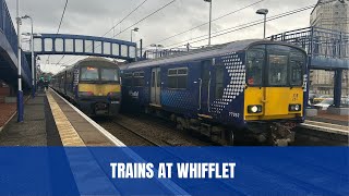 Trains at Whifflet [upl. by Ennaeirrac]