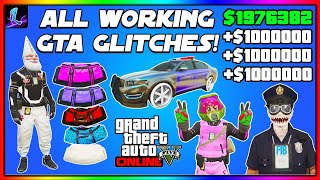 ALL WORKING GTA 5 GLITCHES IN 1 VIDEO BEST GLITCHES IN GTA 5 ONLINE AFTER PATCH 168 [upl. by Seen926]