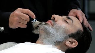 How to Use a Shaving Brush  Shaving Tips [upl. by Martainn]