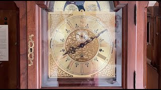 Vintage Colonial Molyneux Grandfather Clock [upl. by Garrik]