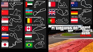 F1 Circuits on GTA Online [upl. by Adiana715]