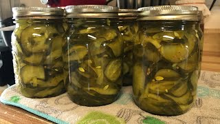 Canning Bread and Butter Pickles [upl. by Teleya]