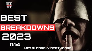 BEST METALCORE  DEATHCORE BREAKDOWNS OF 2023 12 [upl. by Aisekal]