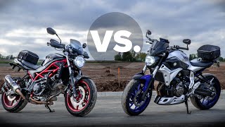 MT07 VS SV650 [upl. by Sergo]