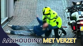 Aanhouding met verzet  Opgevoerde fatbike  GHB  Politie Utrecht [upl. by Hatnamas92]