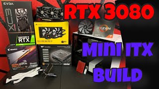 Fitting a RTX 3080 into a Mini ITX buildRyzenRTX3080 [upl. by Pulcheria]