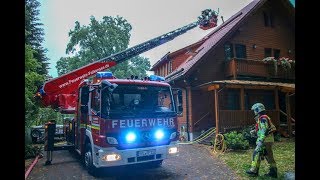 Dachstuhlbrand in Falkenhagen Falkensee [upl. by Couture]