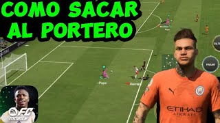 COMO SACAR AL PORTERO PARA EVITAR QUE TE METAN GOL EN FC MOBILE 24 [upl. by Yelsa]