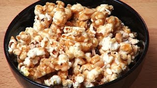 Caramel Nut Popcorn  One Pot Chef [upl. by Yeldarb]